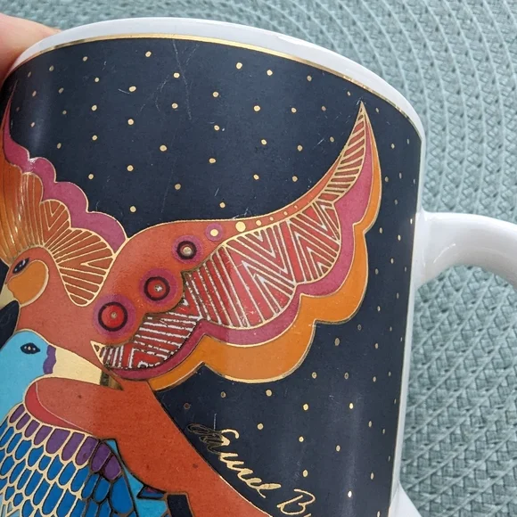 Night Birds 1991 Vintage Laurel Burch Mug - Picture 11 of 13